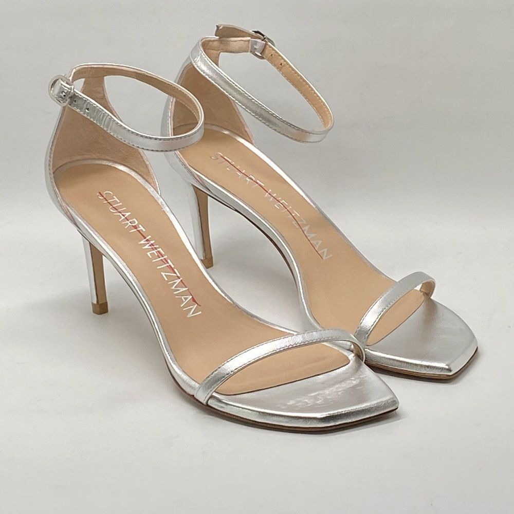 Stuart Weitzman Metallic Leather Sandals size 6.5